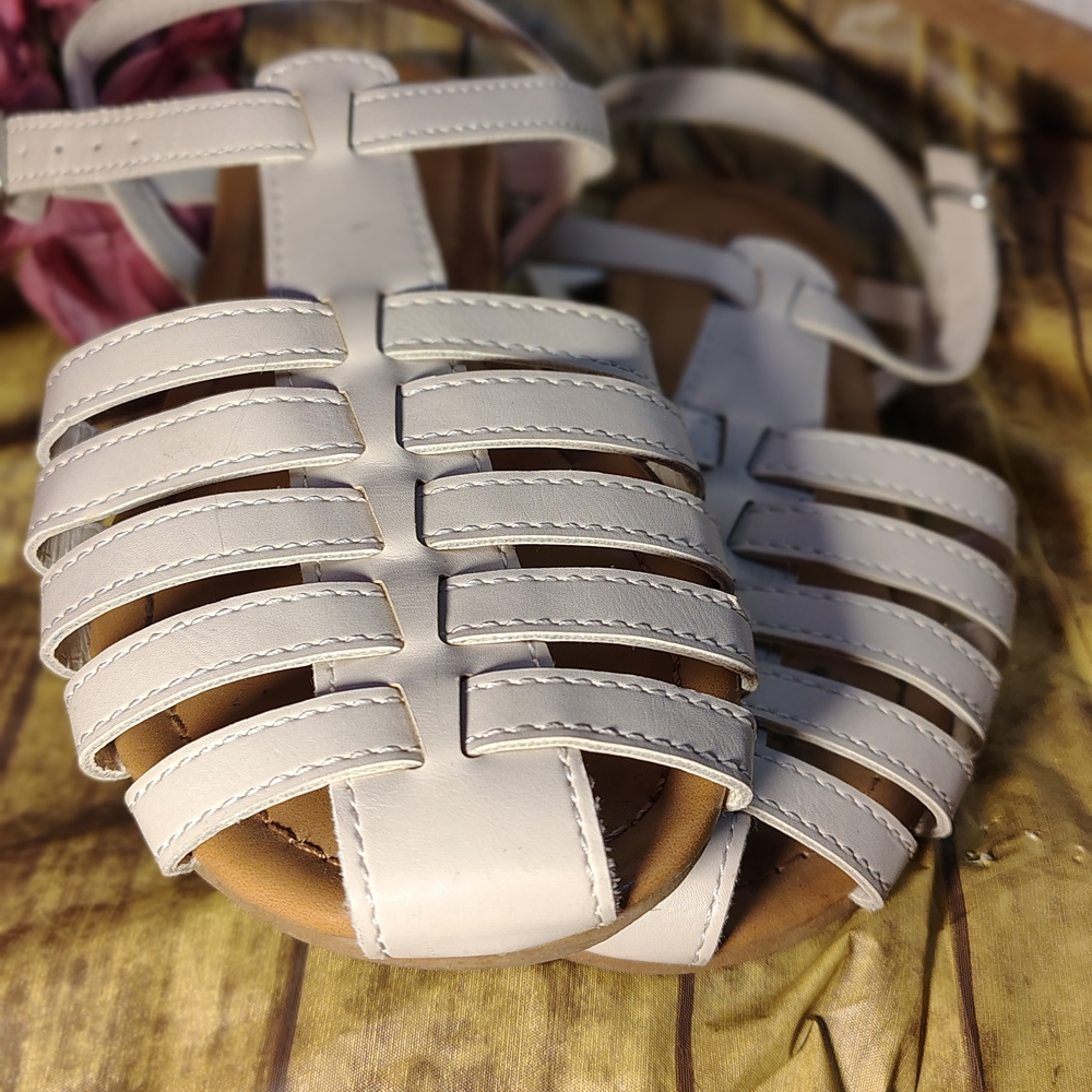 a.n.a Cream Strappy Sandals
